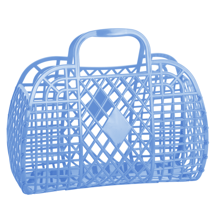 Retro Basket Jelly Bag - Large: Cornflower Blue