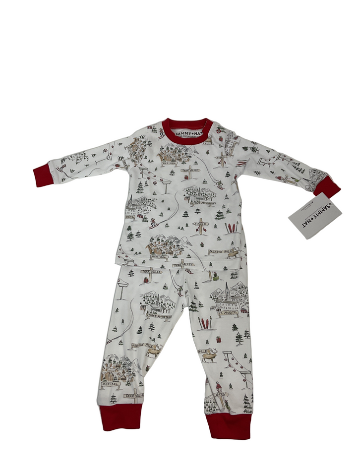 Ski Around the World two Piece PJ