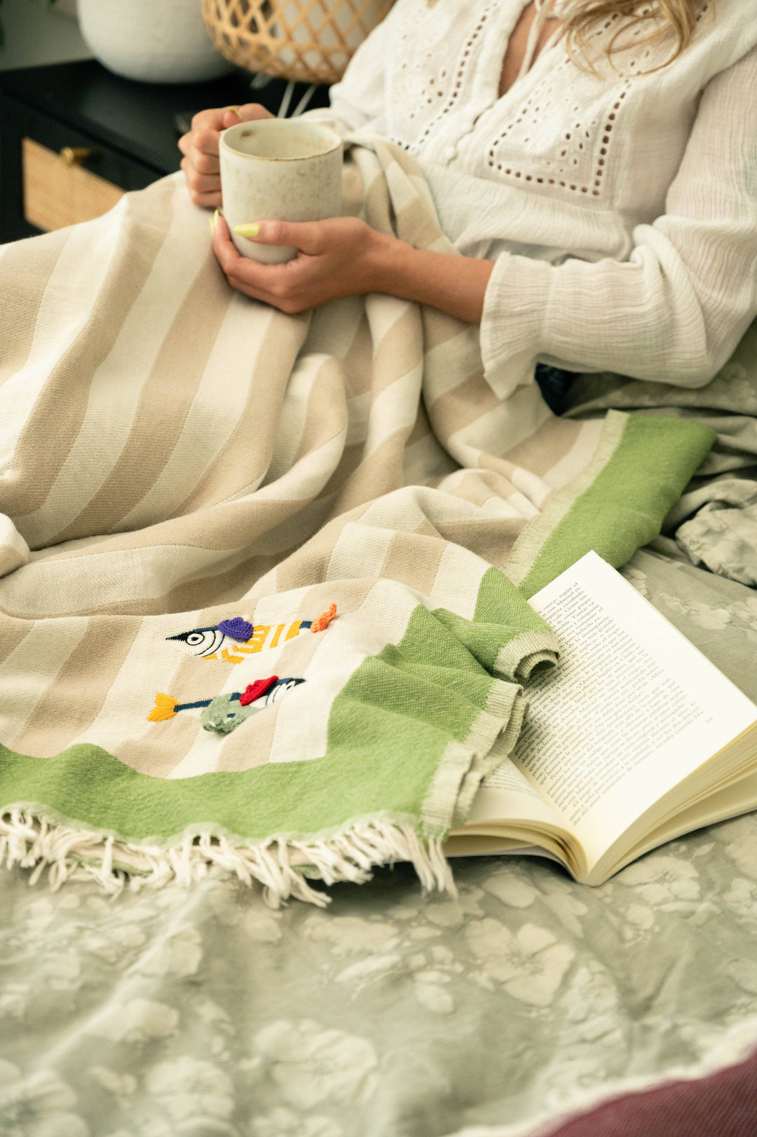 Maris Hand-Stitched Throw