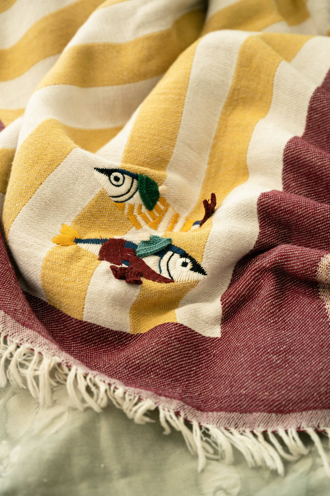 Maris Hand-Stitched Throw