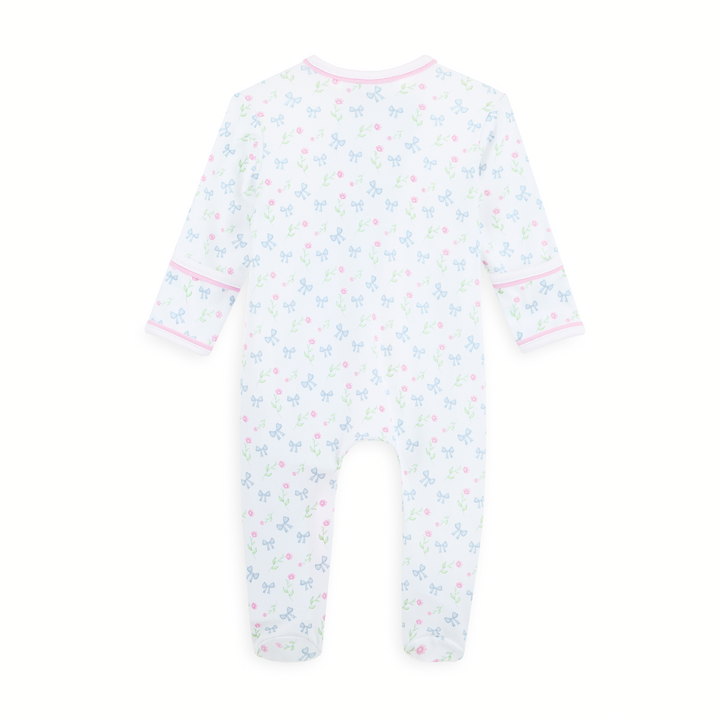 Evelyn's Classics Print Zip Footie
