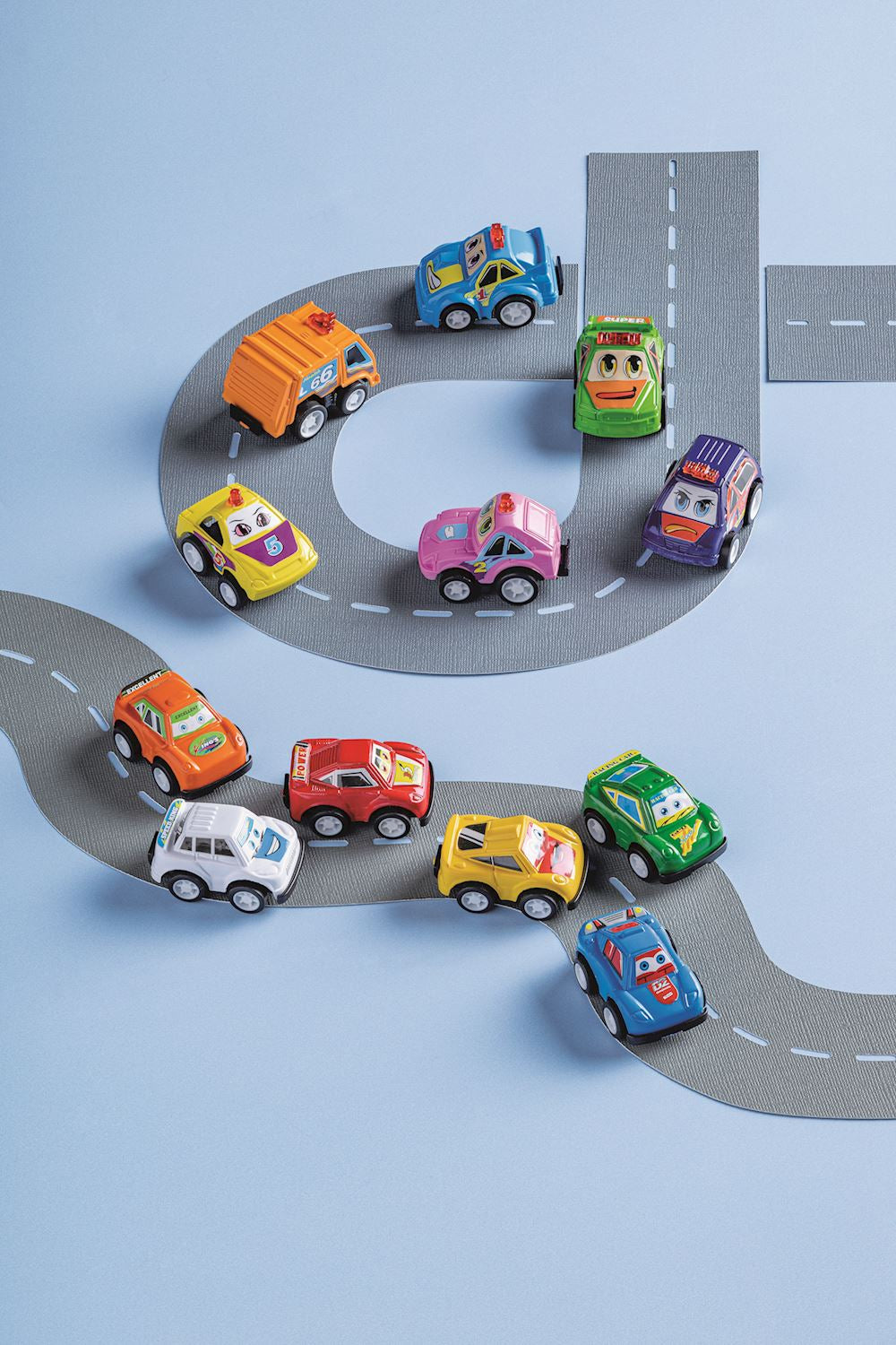 Mini Blue Race Car Set
