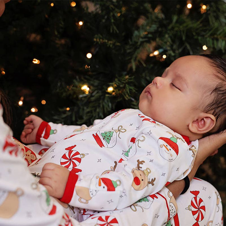 Christmas Ornaments Zipper Footie