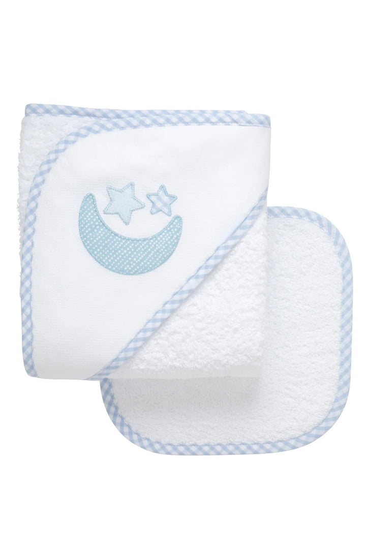 3 Marthas Infant Hooded Towel & Wash Cloth with Applique
