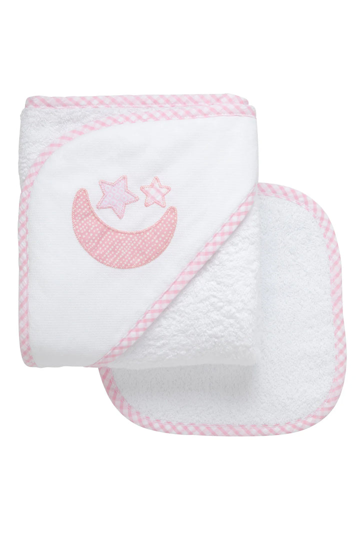 3 Marthas Infant Hooded Towel & Wash Cloth with Applique
