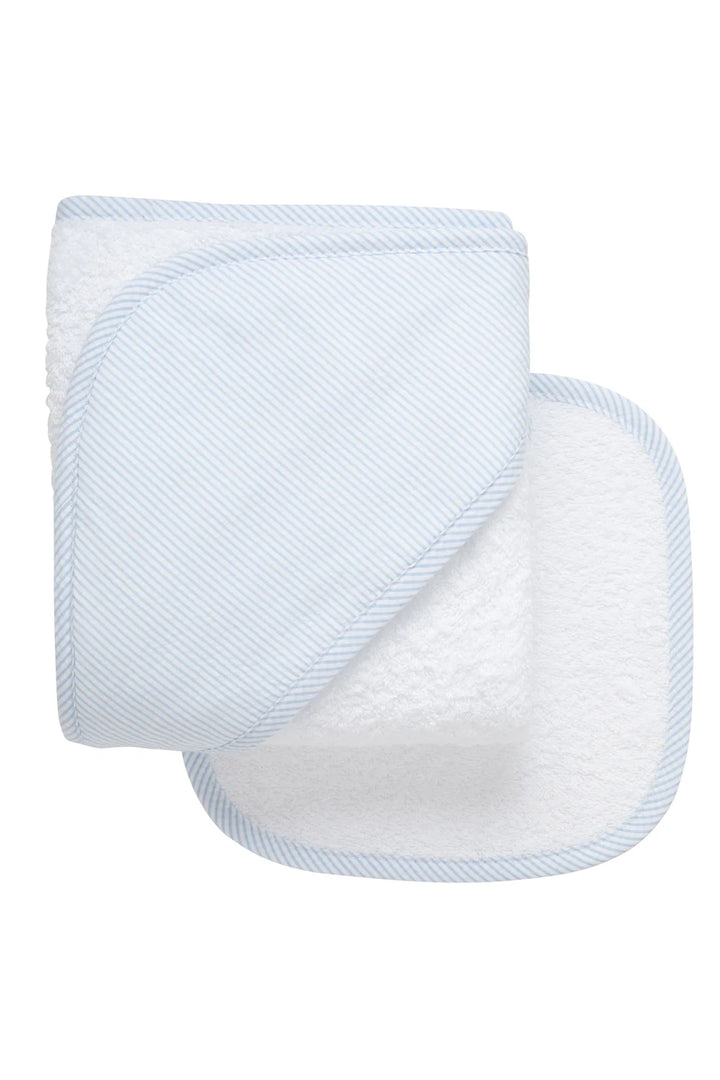 3 Marthas Pique Infant Hooded Towel & Wash Cloth