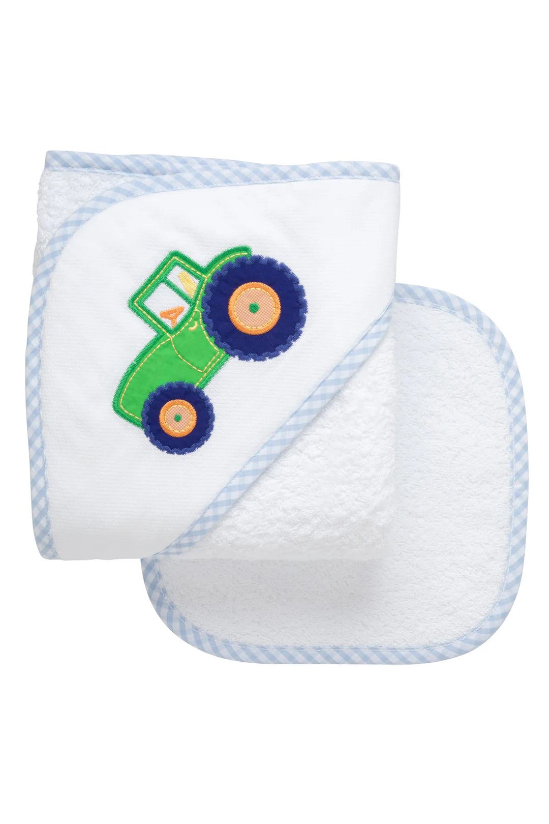 3 Marthas Infant Hooded Towel & Wash Cloth with Applique