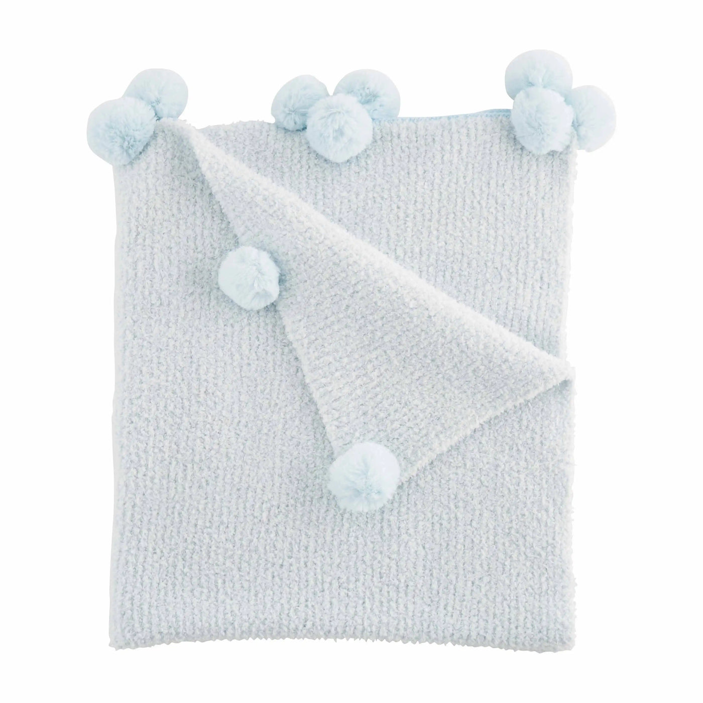 Pom Pom Chenille Blanket