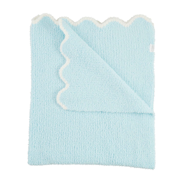 Scallop Trim Chenille Blankets
