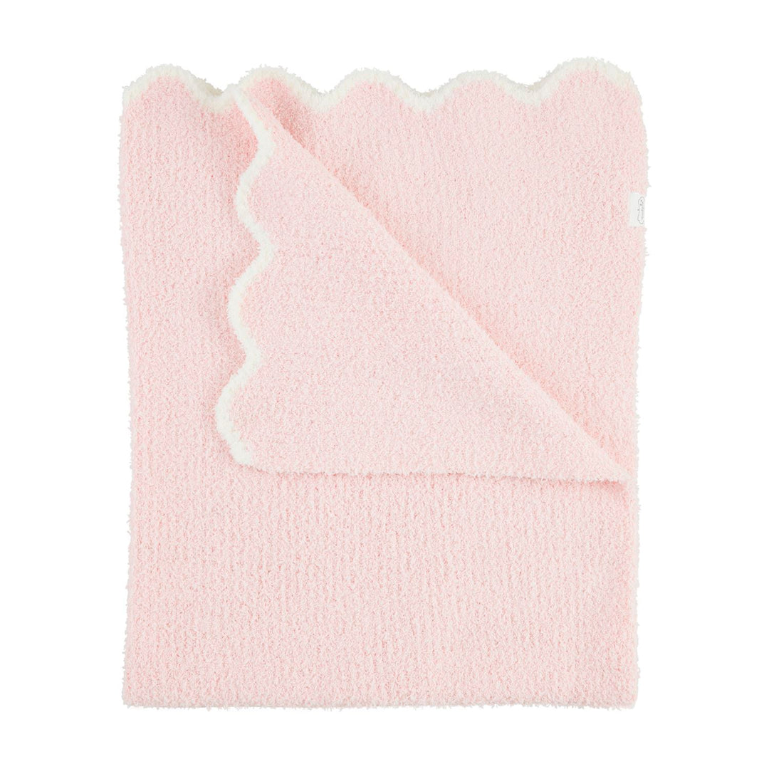 Scallop Trim Chenille Blankets