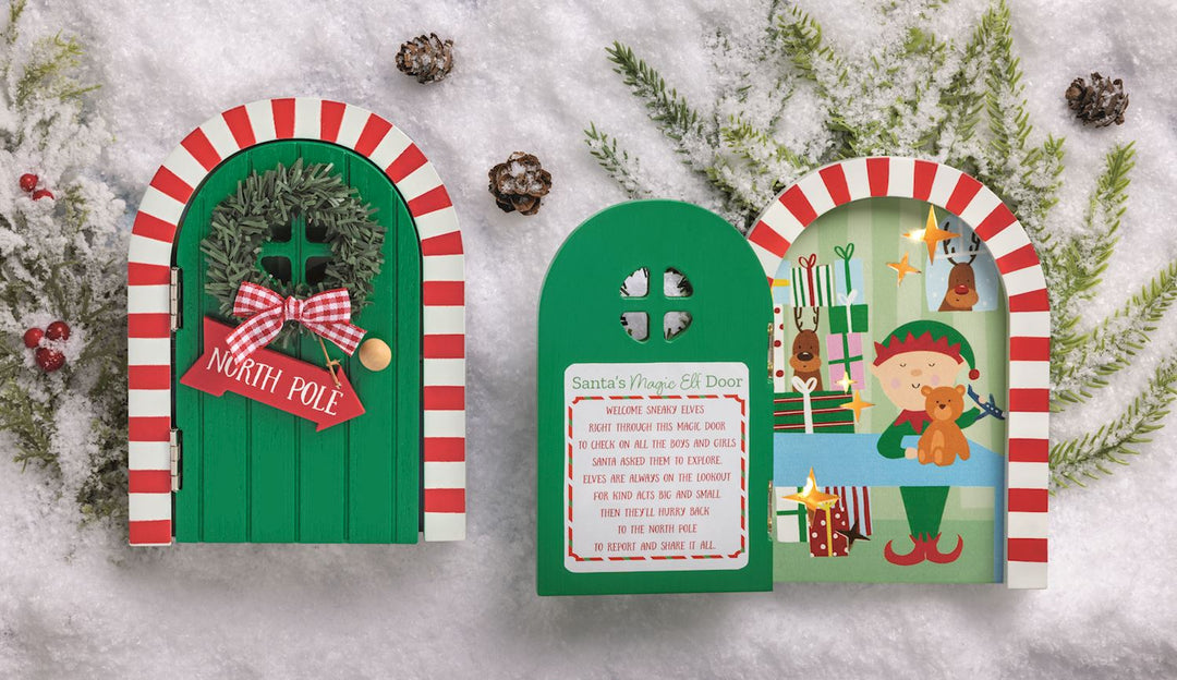 Green Magic Elf Door Set