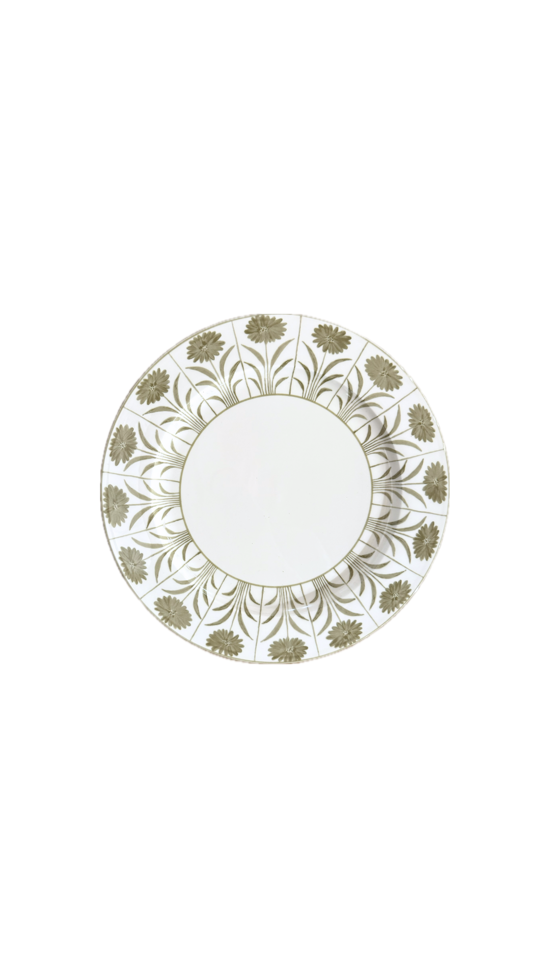 Marigold Green Bone China Plate 8'' - Set of 6