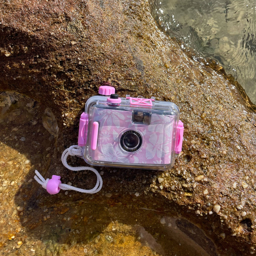 Underwater Camera Underwater Camera Pink Floral