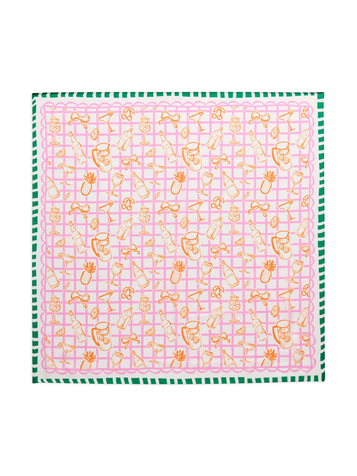 SPRITZ SCARF,ORANGE