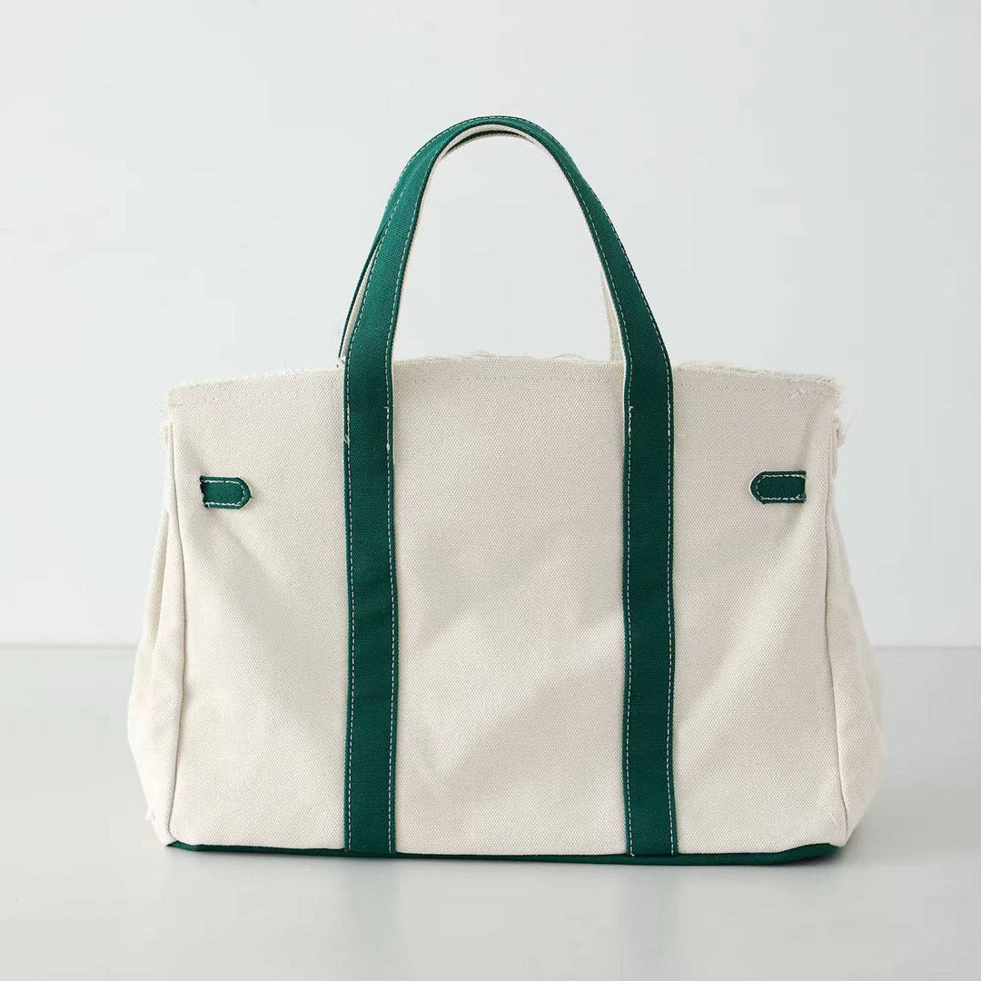 BOATKIN -  Distressed Tote: Green