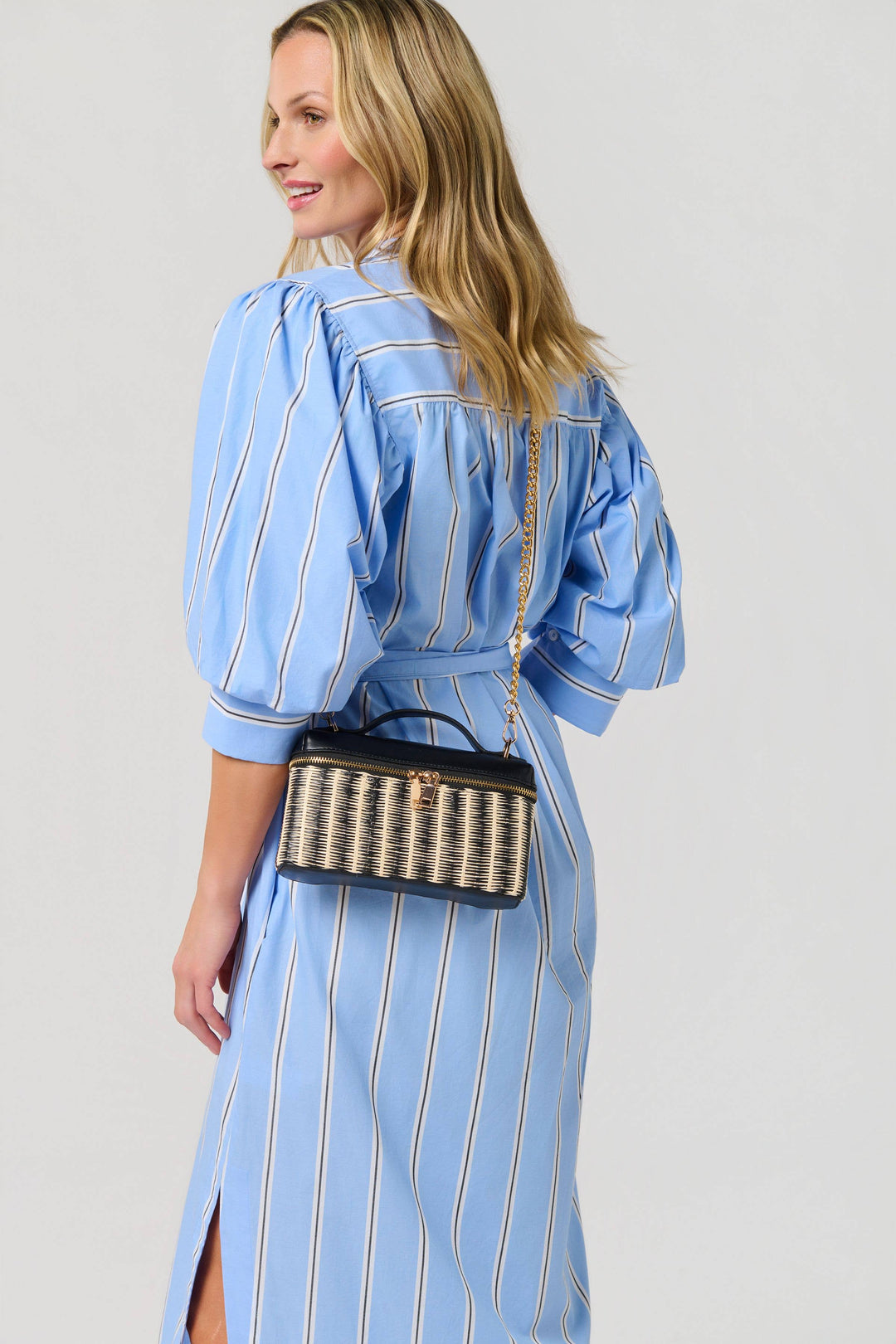 RILEY SHOULDER BAG: IVORY