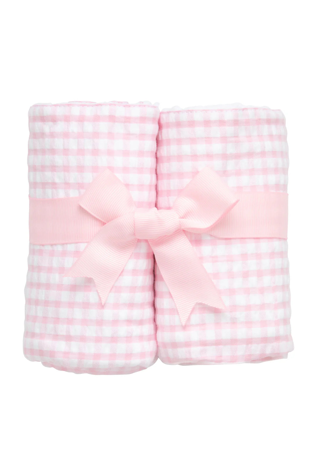 Check or Seersucker Set of 2 Burps
