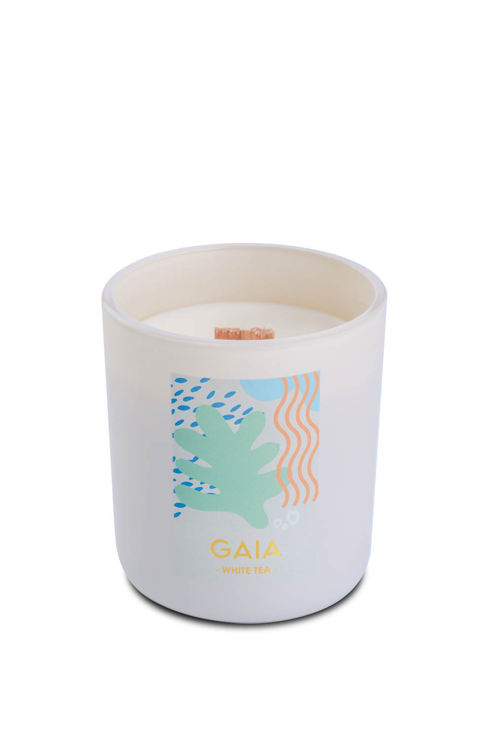 Stitching Around Gaia Candle