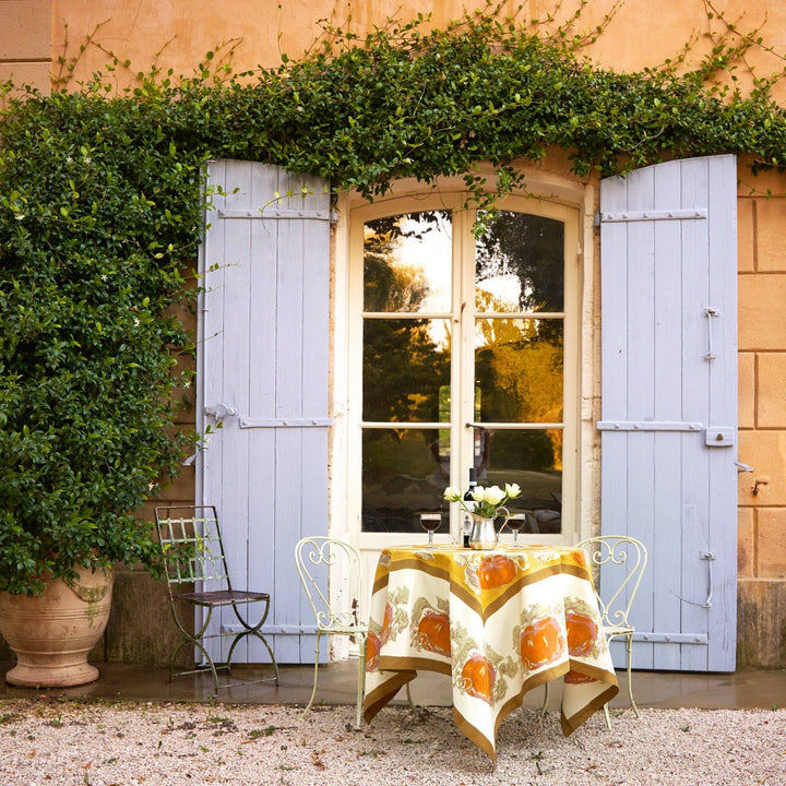 Pumpkin Orange & Mustard Tablecloths