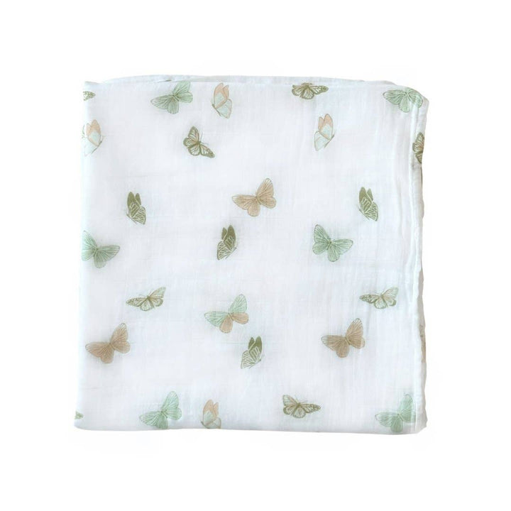 Butterflies Bamboo Muslin Swaddle