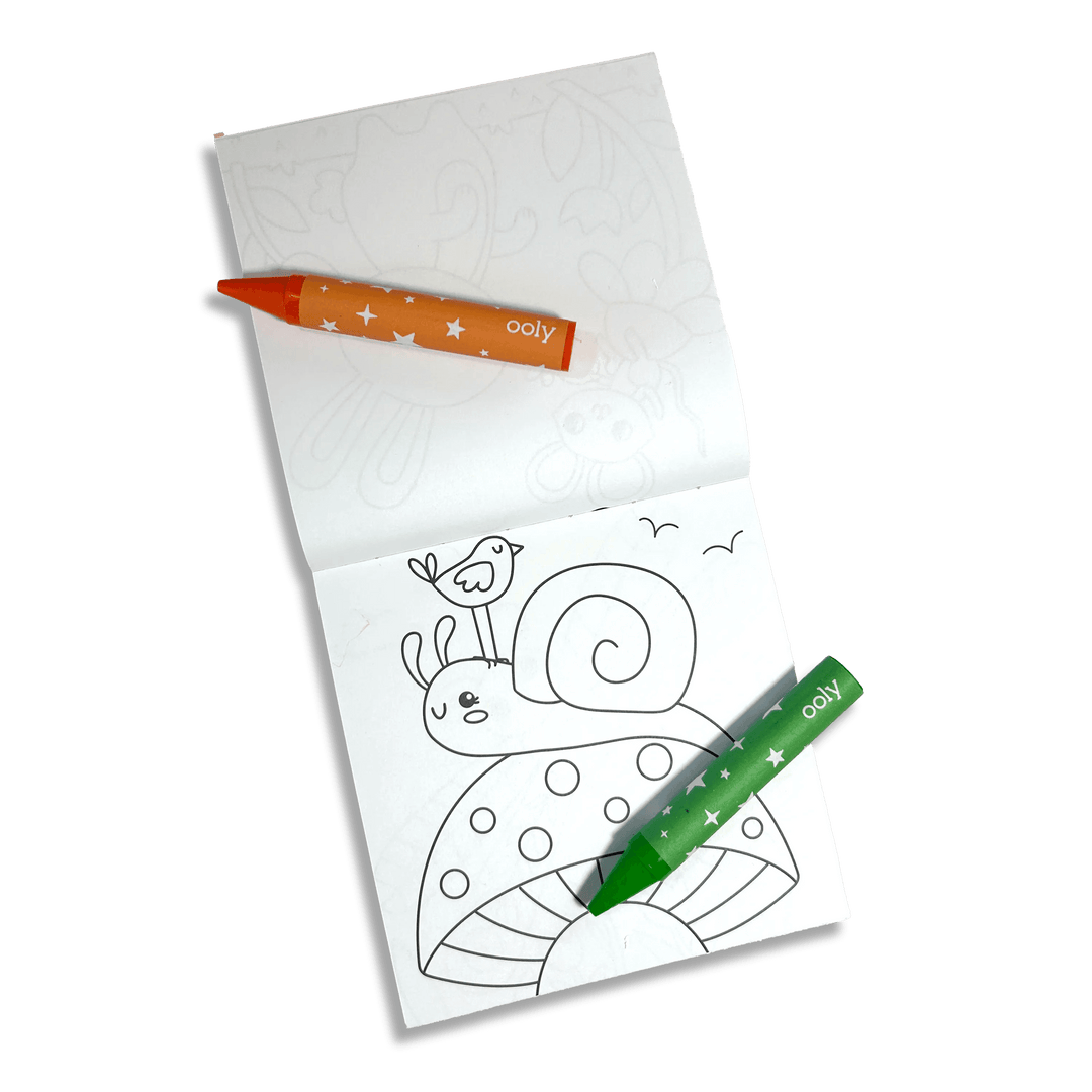 Carry-Along: Coloring Book Set - Garden Pals (10 PC Set)