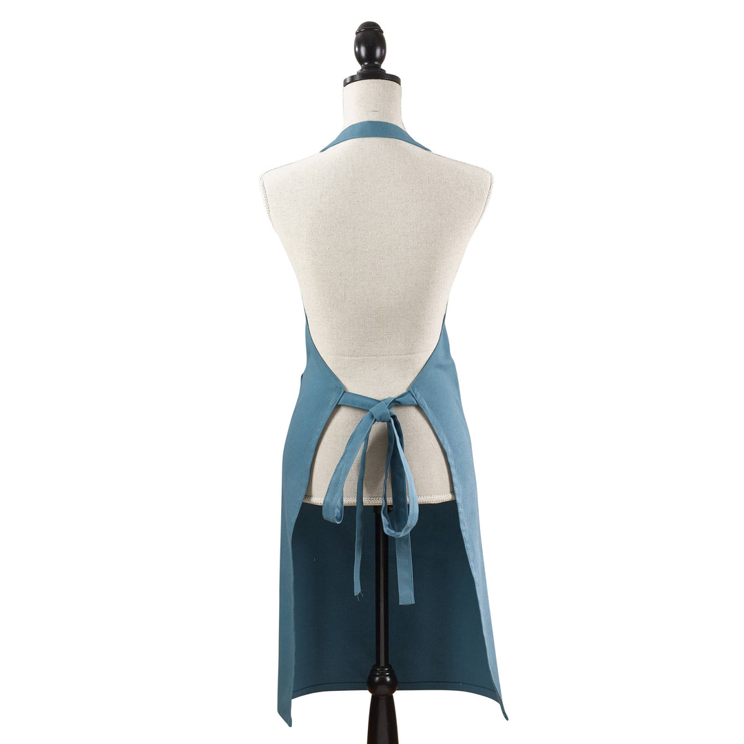 Denim Apron: Rose / Full