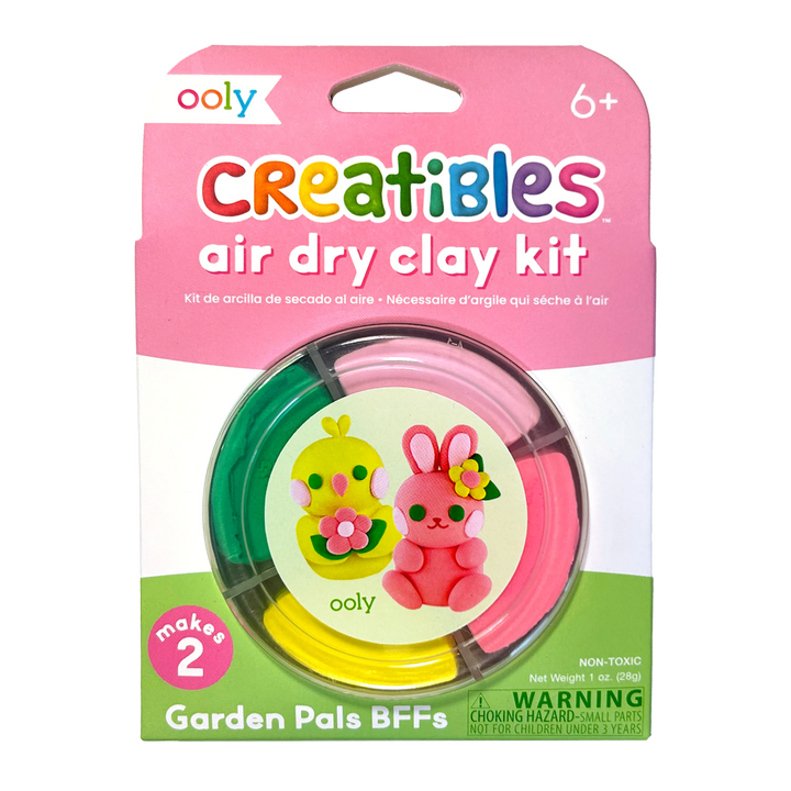 Creatibles: Air Dry Clay BFFs Kit - Garden Pals (Set of 4 Co
