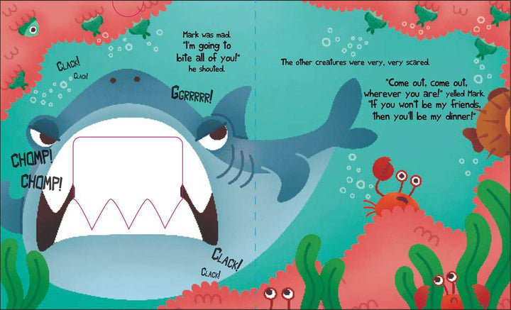 Shark Bite! by Little Bee Books: Board Books; 12 pages / English