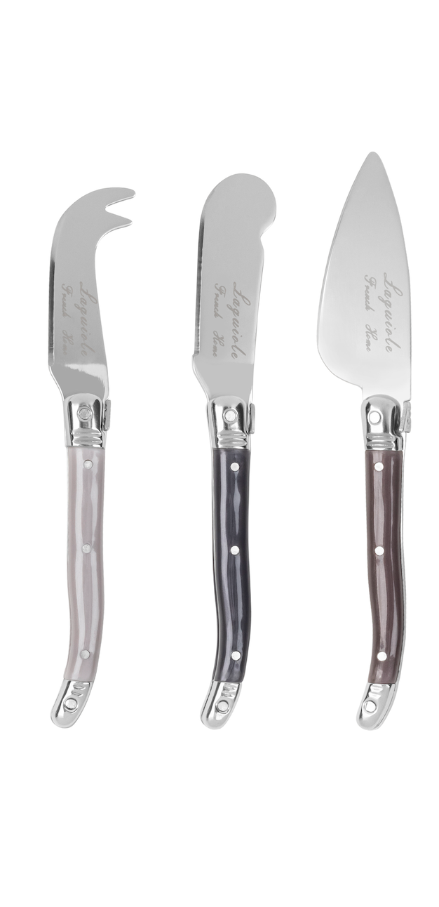 Laguiole 3 Piece Cheese Knives - Thumbnail 5