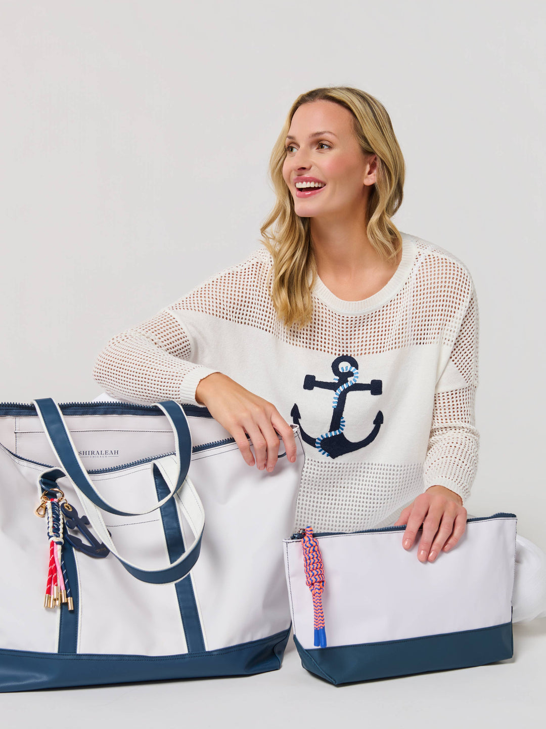 PORT WATER RESISTANT ZIP POUCH: WHITE