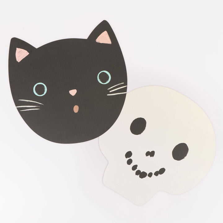 Halloween Heads Paper Placemats