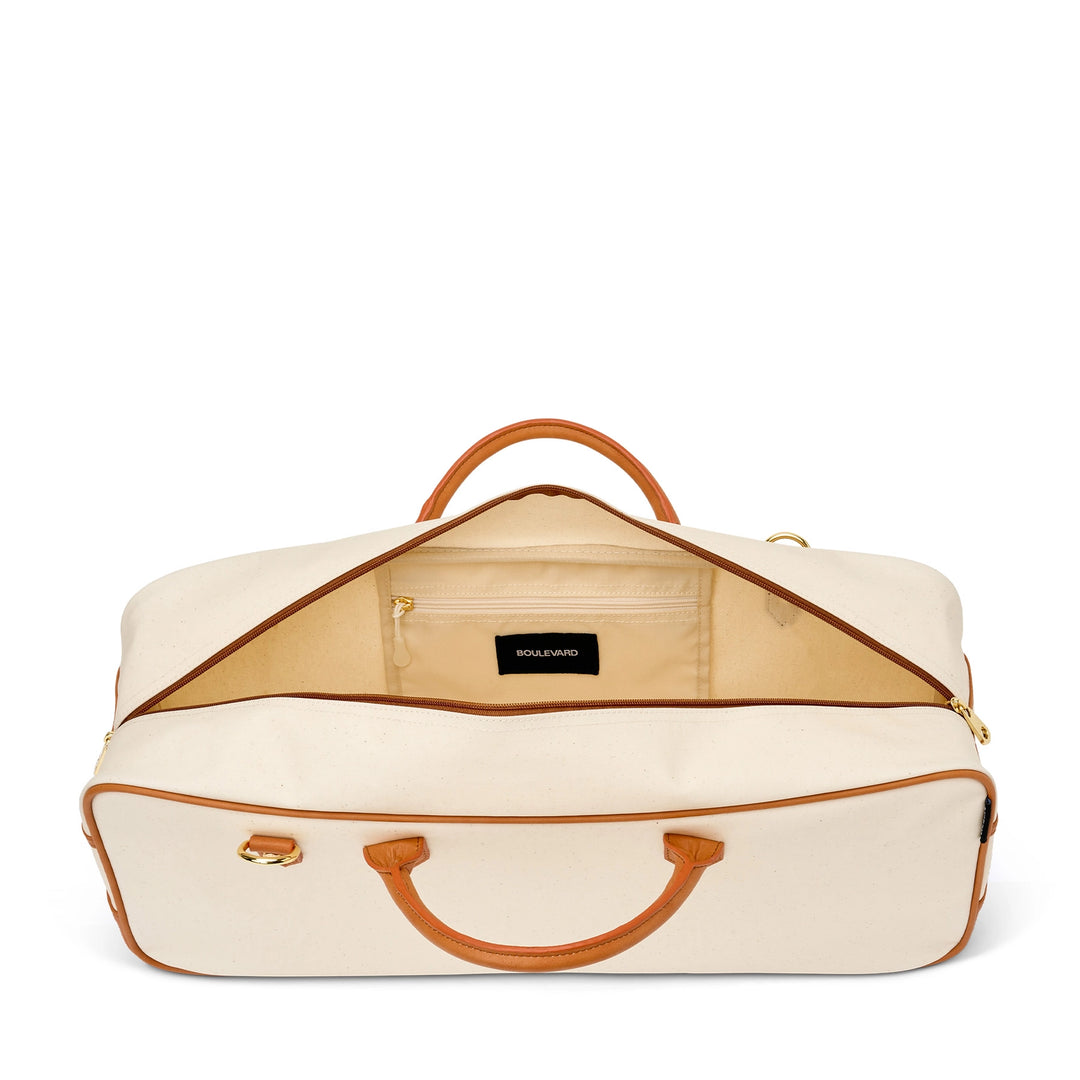 "Margo" Natural Mahjong Tote