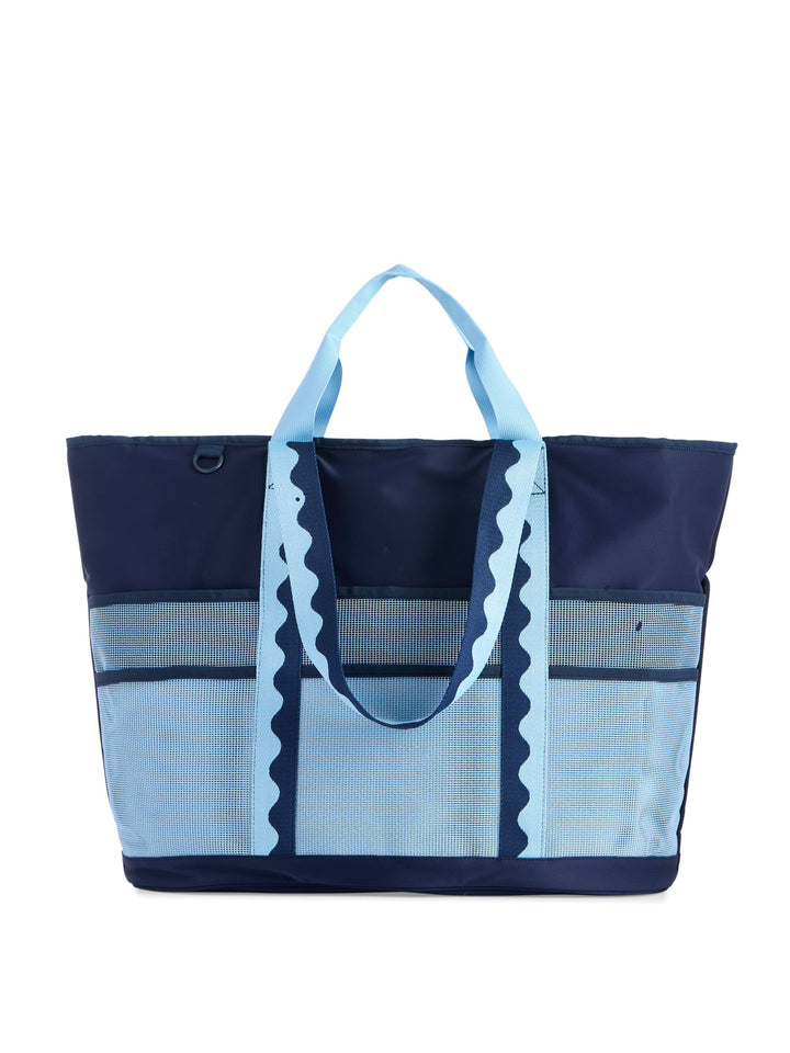 CAMDEN NEOPRENE TOTE: NAVY