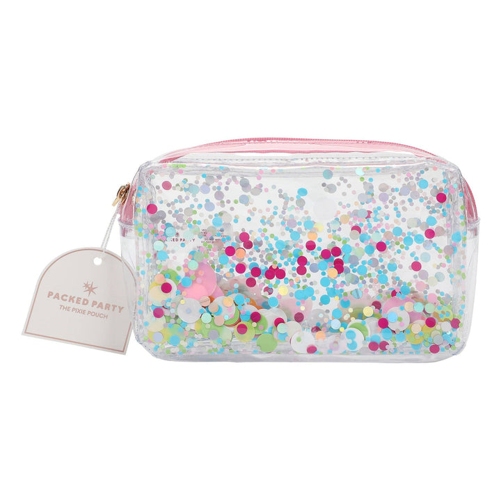 Clear Vinyl Confetti Pouch