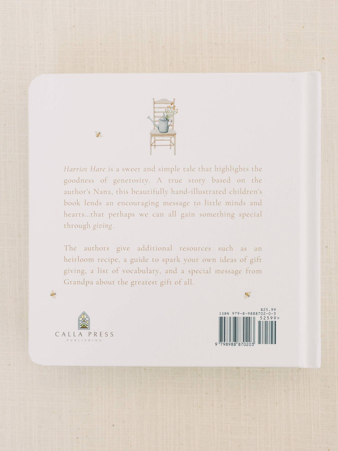 Harriot Hare: A Children's Board Book by Knox, Gold Foil