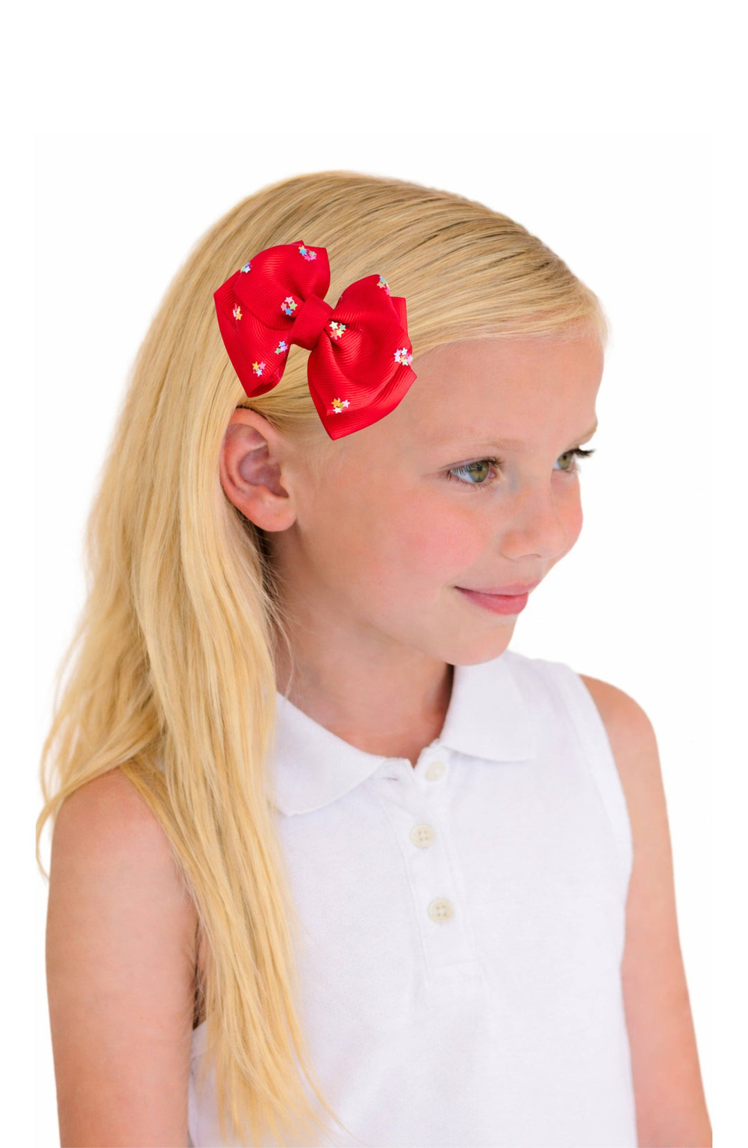 Firecracker Summer Hair Bow Set