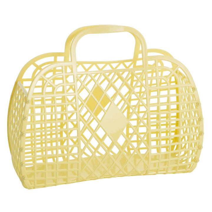 Retro Basket Jelly Bag - Large: Primrose Yellow