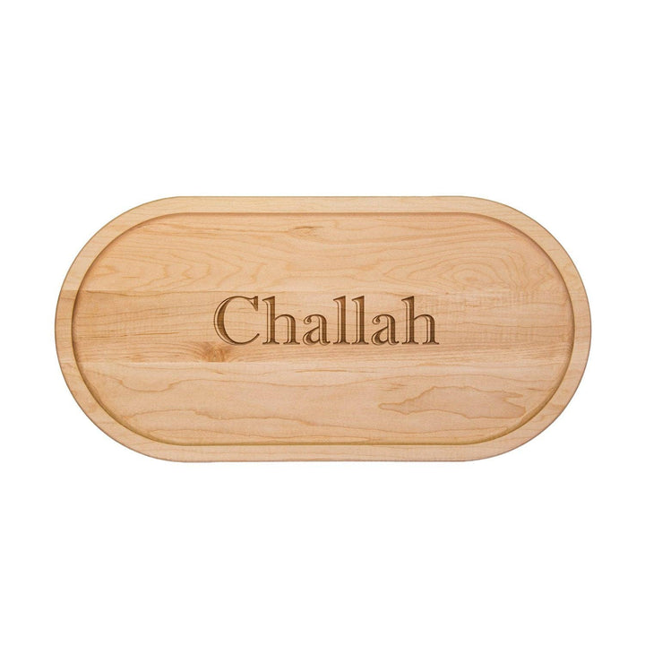 Challah - Oval Maple Wood Cheeseboard  20 x 9"