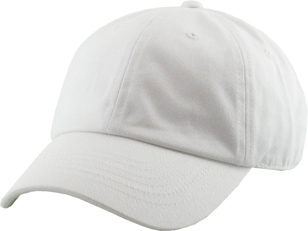 Kids Premium Baseball Cap: WHT / (6-9)