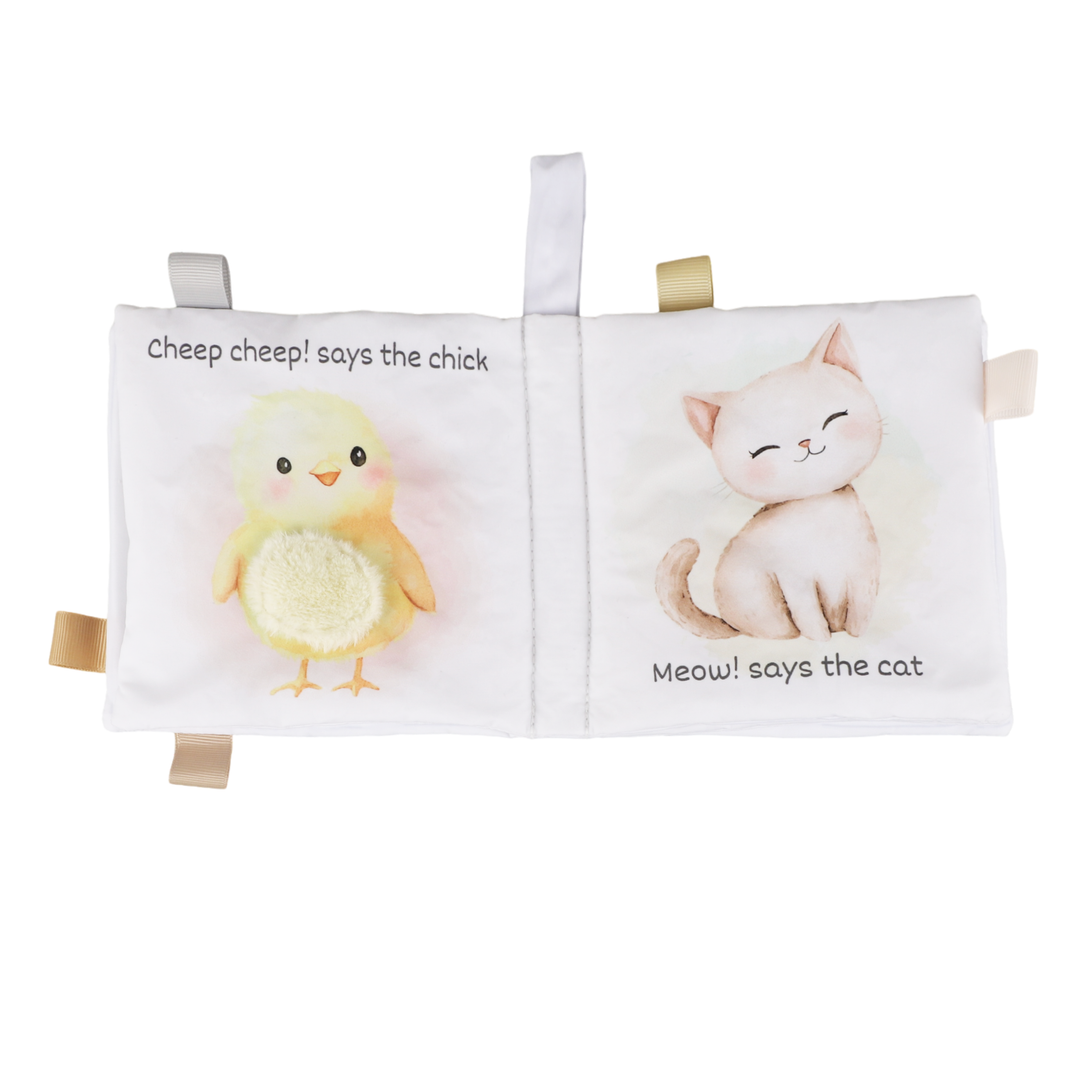 Farm Animals – 10-Page Crinkle Cloth Book for Toddlers