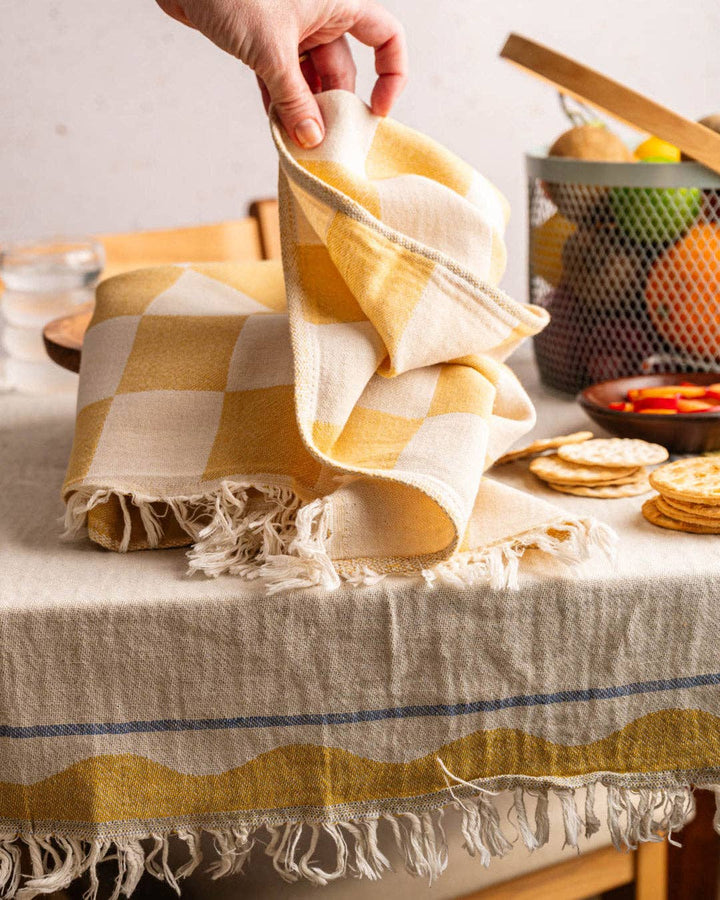 Lemon - Hand Stitched Kitchen Towel