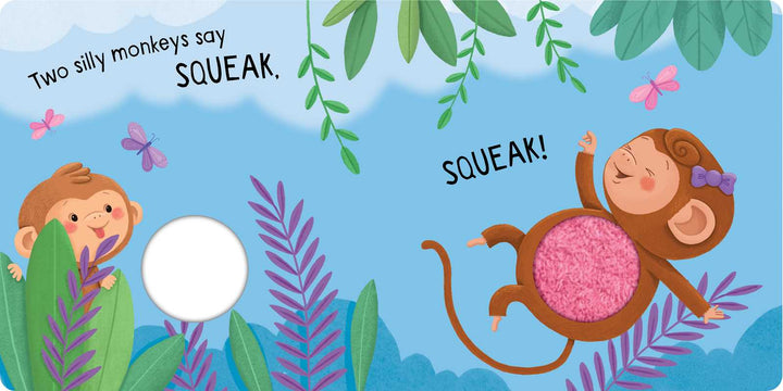 Squeak Me!: Five Silly Monkeys by: Board Books; 8 pages / English