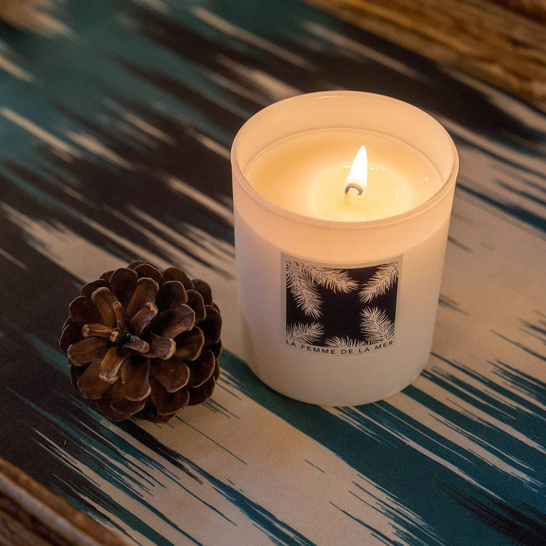 BLUE WINTER CANDLE "Time to slow down"