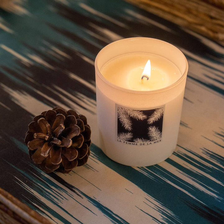 BLUE WINTER CANDLE "Time to slow down"