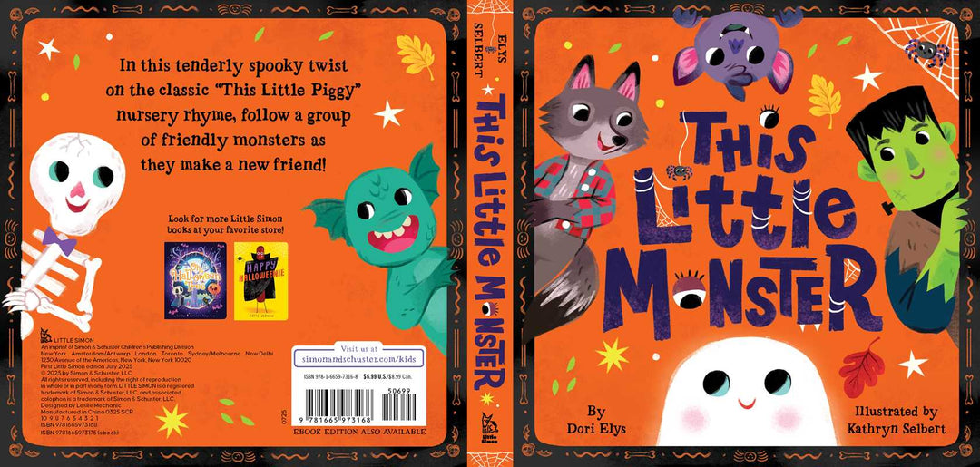 This Little Monster by Dori Elys: Board Books; 22 pages / English