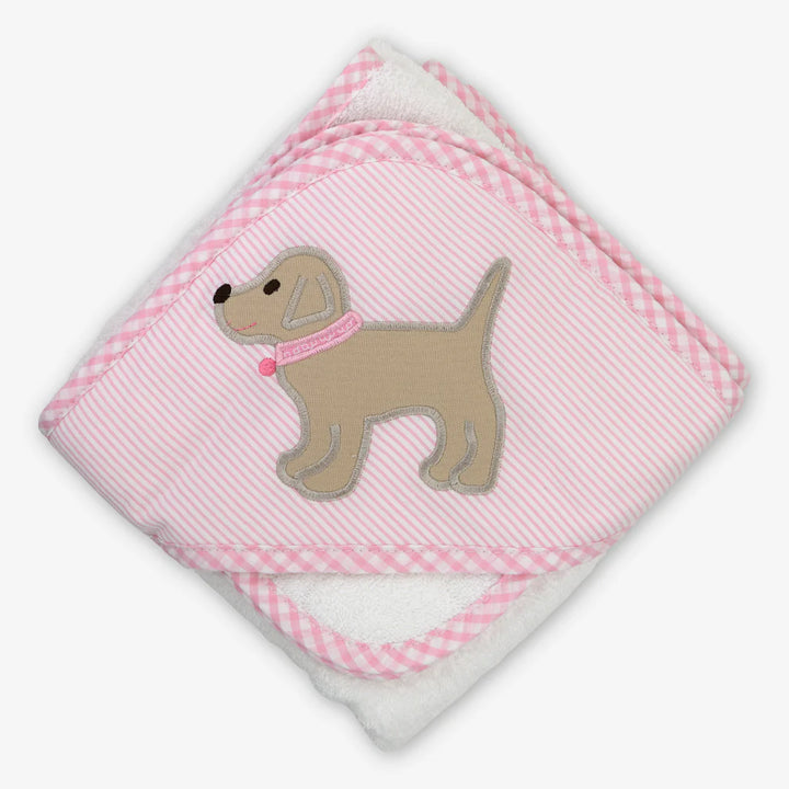 3 Marthas Infant Hooded Towel & Wash Cloth with Applique