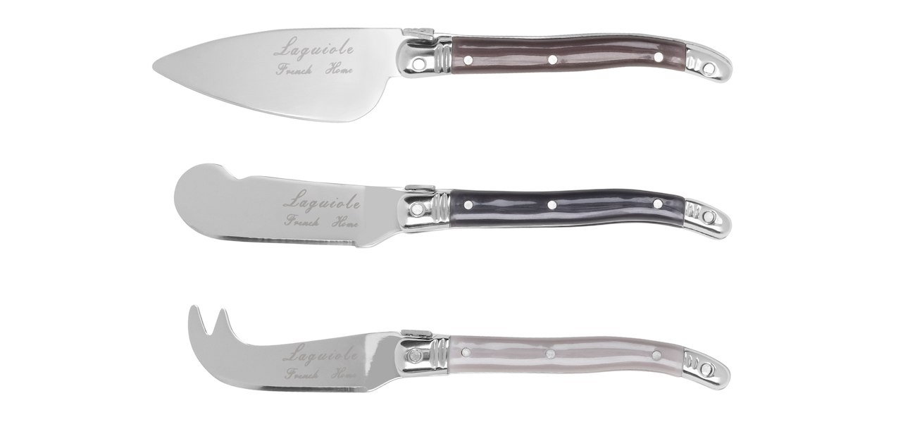 Laguiole 3 Piece Cheese Knives