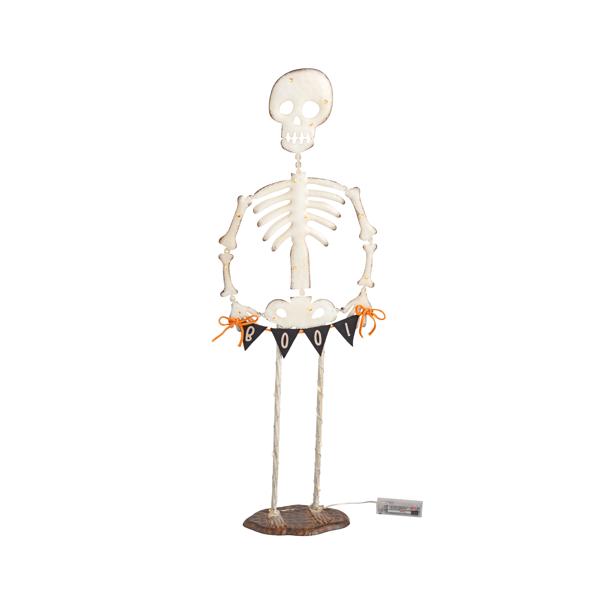 Light Up Skeleton Sitter