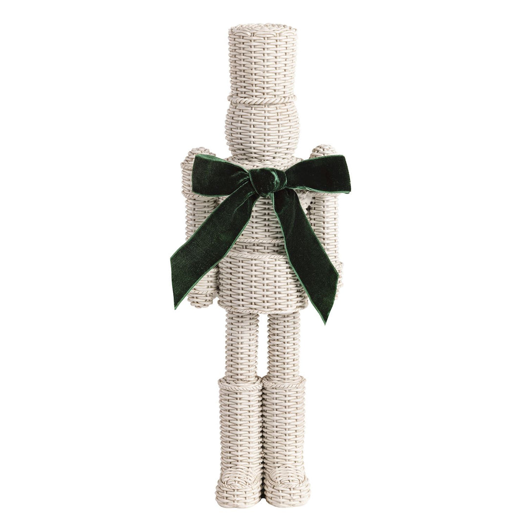 Large Resin Wicker Nutcracker