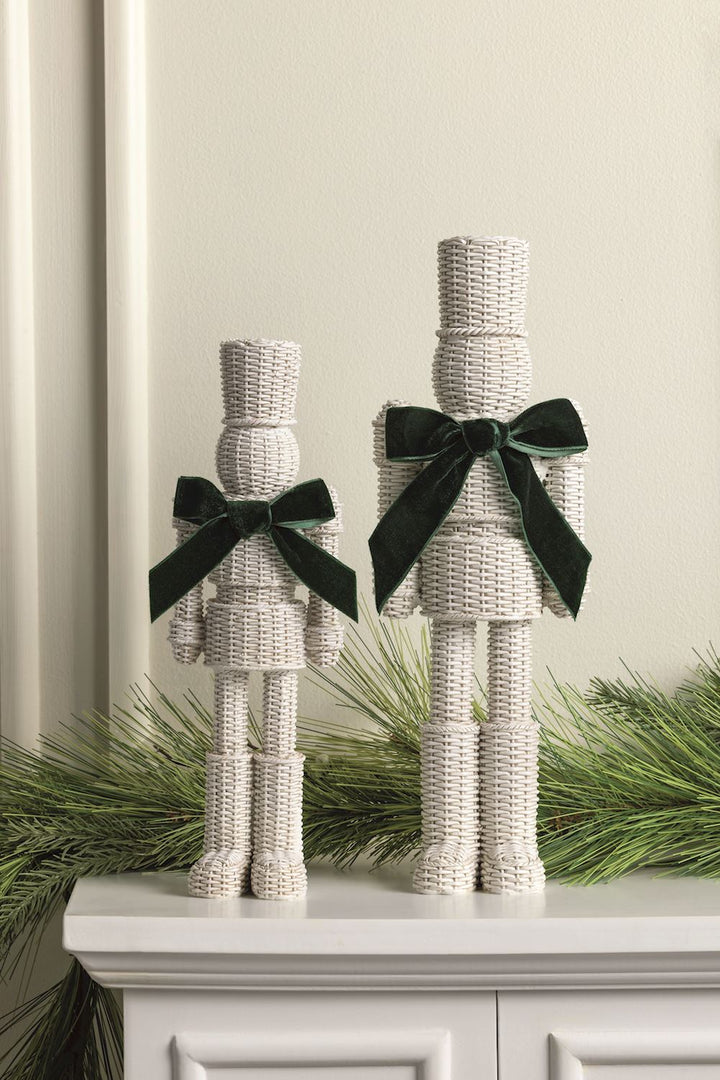 Small Resin Wicker Nutcracker